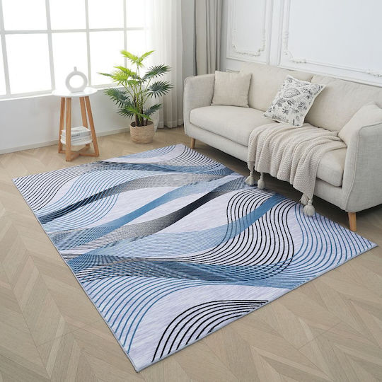Homeone London Modern Velvet Bedroom Rugs Set 3pcs