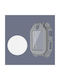 Watch Plastic Case in Gray color for Imoo Watch Phone Z6, Z6A, Z6 Pro