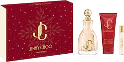 Jimmy Choo I Want Choo Γυναικείο Αρωματικό Σετ Eau De Parfum 100ml + Body Lotion 100ml + Travel Size 7,5ml Jimmy Choo I Want Choo Γυναικείο Αρωματικό Σετ Eau De Parfum 100ml + Body Lotion 100ml + Travel Size 7,5ml