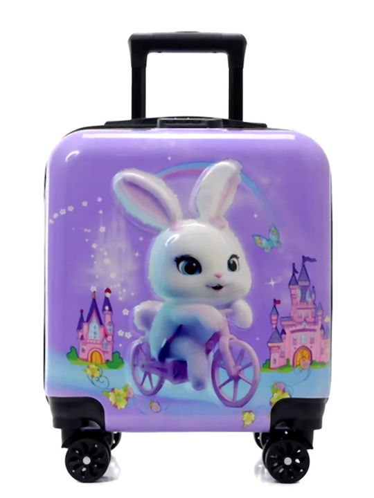 Kourk Kids Cabin Hard Suitcase with 4 Wheels Height 44cm