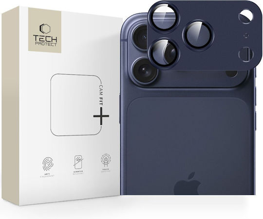 Tech-Protect Camfull Fit+ Camera Protection Metal Frame Blue for iPhone 17 Pro