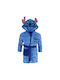 Disney Kids Hooded Bathrobe Blue