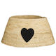 Weihnachtsbaumrock Beige Ψάθινη Υ26xΦ50εκ.