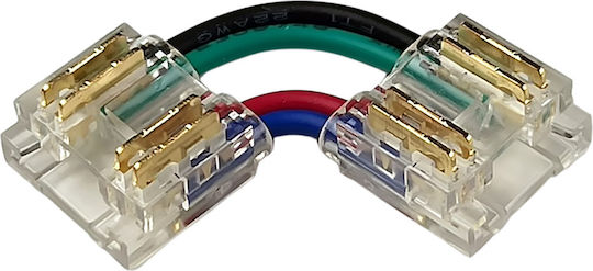 Eurospot Съединител За LED Лента COB RGB Кабелен Ъглов EU4957