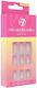 Pre Glued Nails Розови Angel W7