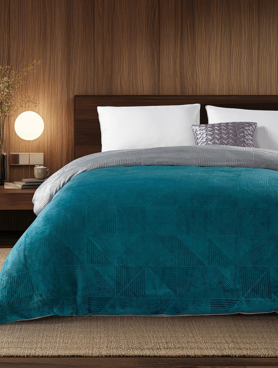 Madi Παπλωματοθήκη Μονή 160x220 21772 00 Petrol Skroutz.gr