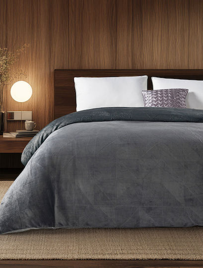 Madi Παπλωματοθήκη Υπέρδιπλη 220x240 Eira Anthracite
