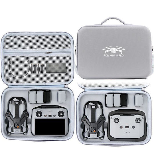 Τσάντα Μεταφοράς Μπαταρίας Γκρι για DJI Mini 5 Pro 32.5x12.5x21.5εκ.