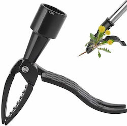 Siks Device Unealtă de Grădină Pentru Îndepărtarea Buruienilor Cap Pentru Smulgerea Buruienilor Cu Pedală Pentru Picior Design În Formă de Gheară Mâner Lung Din Oțel Inoxidabil Negru