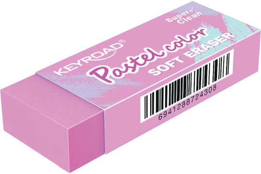 Keyroad Eraser Fun Pastel 4 Colours 1 Piece Kr972035 Pink