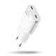 everActive Φορτιστής Χωρίς Καλώδιο GaN με 2 Θύρες USB-C 30W Power Delivery / Quick Charge 3.0 Λευκός (SC-385Q)