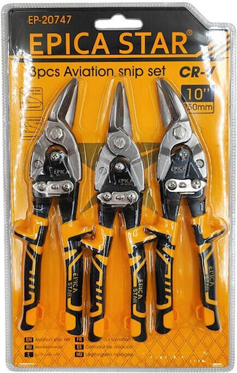 Epica Star Pliers set Length 254mm 3pcs