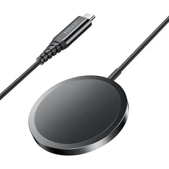 Yesido Magsafe Ladegerät 15W Schwarzs (DS21)