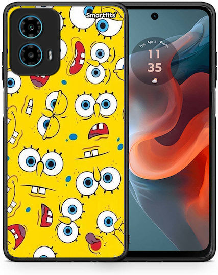 Popart Schwamm Motorola G34 5G Handyhülle