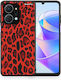 Animal Rote Leopard Honor X7a Handyhülle