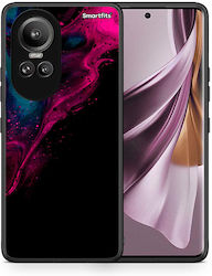 Watercolor Pink Black Oppo Reno10 Pro Case Watercolor Pink Black Oppo Reno10 Pro Case