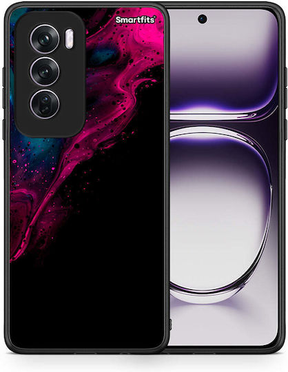 Watercolor Pink Black Oppo Reno12 Pro Case