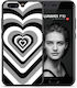 Black Hearts Huawei P10 Lite Mobile Phone Case