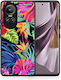 Tropical Flowers Oppo Reno10 Pro Mobile Phone Case