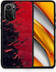 Red Paint Xiaomi Mi 11i Mobile Phone Case