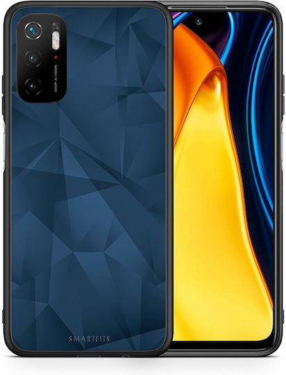 Geometric Blue Abstract Xiaomi Poco M3 Pro Θήκη
