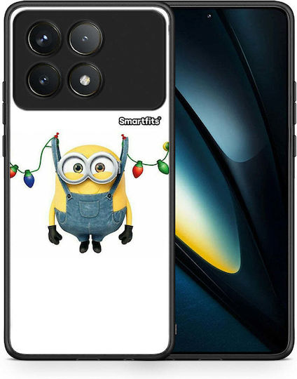 Husă Xiaomi Poco F6 Pro 5g Lumini Minion de Crăciun