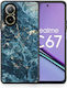 Marble Blau Realme C67 4g Handyhülle