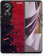 Rote Lack Oppo Reno10 Pro Handyhülle