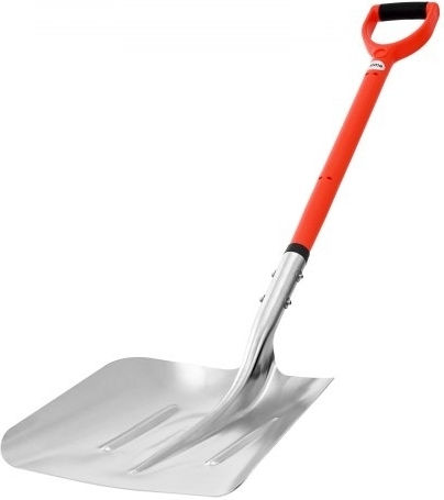 Snow Shovel Vevor Road 35 cm Wide Snow Shovel Aluminum Alloy D-Shaped Handles Large Capacity Snow Removal Shovels Lightweight Snow Removal Tool Garden Car Camping