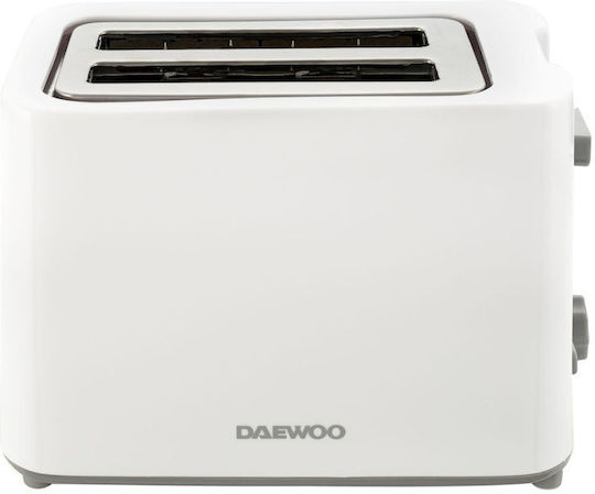 Daewoo Prăjitor de pâine 2 sloturi 750W Alb