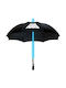 Altri Kids Curved Handle Umbrella Black