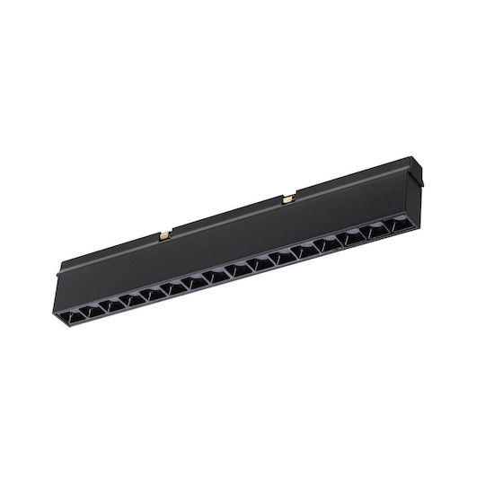 Ideal Lux Accent LED Комерсиално Линейно Осветление Светило Таван Топло бяло Ш22xД3.6xВ1.6см.