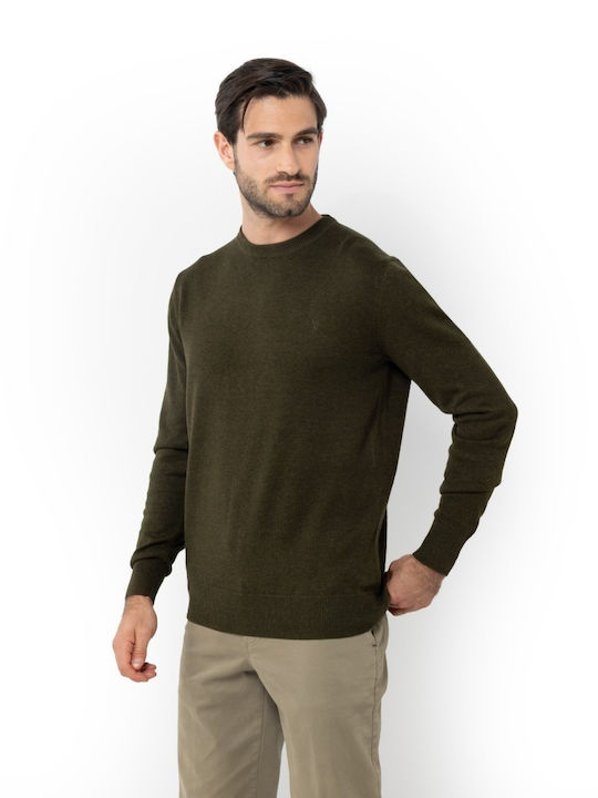 The Bostonians Herrenblusen Kurzarm Khaki / Oli...