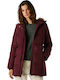 Women's Lifestyle Jacket for Winter Merlot Red
