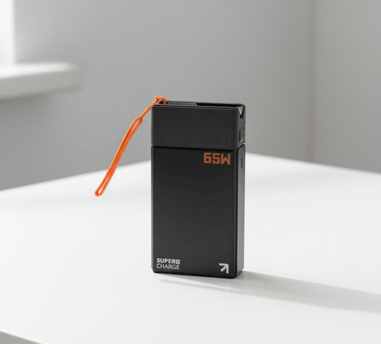 Moxom Power Bank 50000mAh 65W with 3 USB-A Ports and 3 USB-C Ports Power Delivery Black