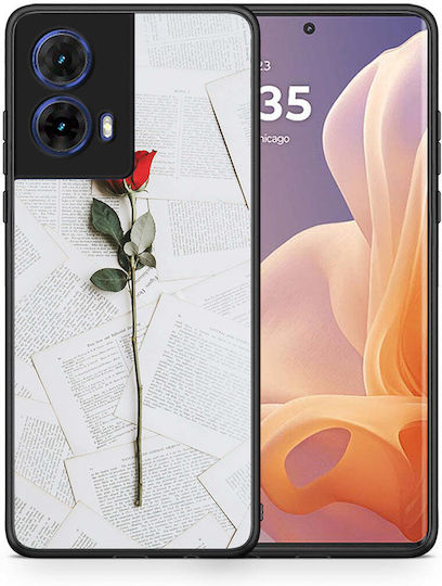 Червена Роза Motorola Moto G85 Калъф