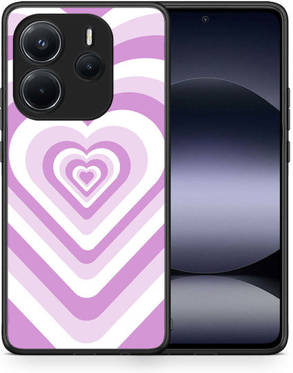 Lilac Hearts Xiaomi Redmi Note 14 4g Θήκη