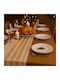 Next Weihnachtlich Tischtuch Stoff Beige L150xB28cm.