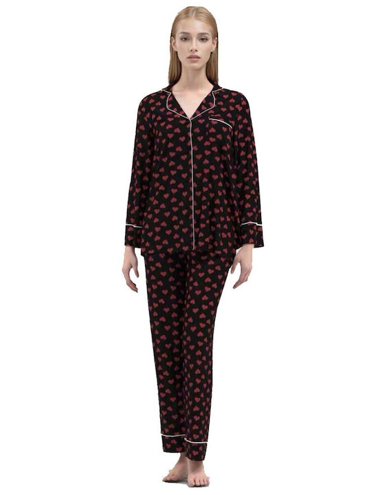 Karina Set Pijamale pentru Femei Red