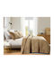 Liolios Home Покривало Кингсайз Lt Coffee 220x240см