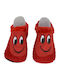 Woolen Winter Women's Slippers Red