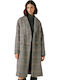 Women's Slate Rose Coat with Belt