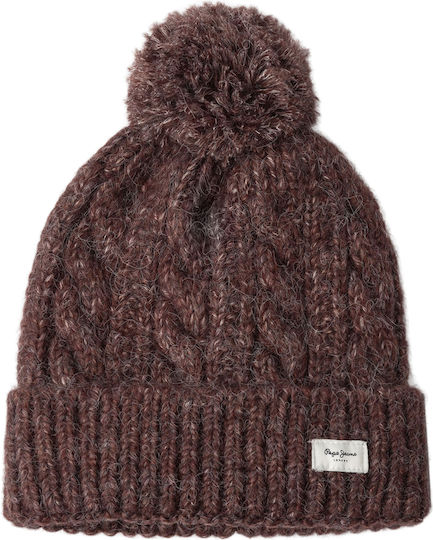 Beanie Beanie Knitted in Red color