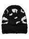 Beanie Γυναικείος Σκούφος Πλεκτός σε Μαύρο χρώμα