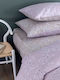 Palamaiki Pillowcase Set with Envelope Cover Lilac 52x72cm.
