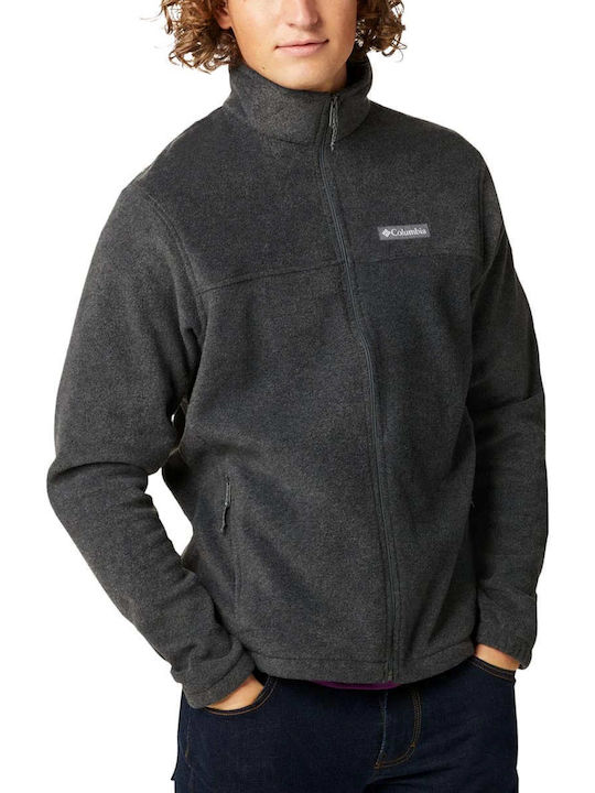 Men's Fleece Cardigan Dark Grey