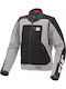 T.ur J-Three Arm Link Winter Men's Motorcycle Jacket Waterproof Light Grey-Red