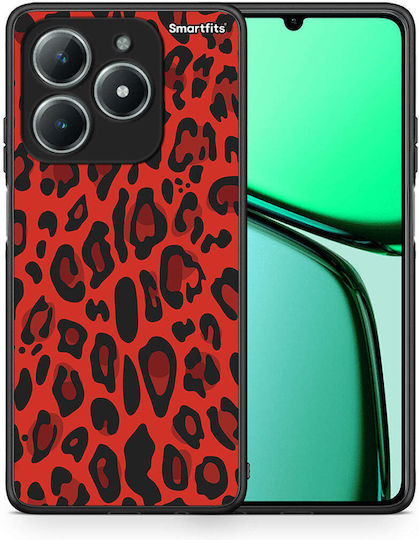 Animal Red Leopard Realme C63 4g Θήκη