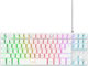 Trust GXT 833 Гейминг Клавиатура Без ключове с RGB подсветка (Английски US) Бял