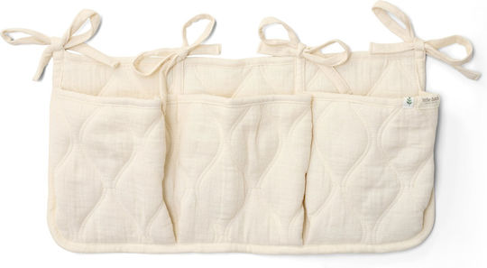 Fabric Organizer Cases Quilted Pure Soft White Little Dutch